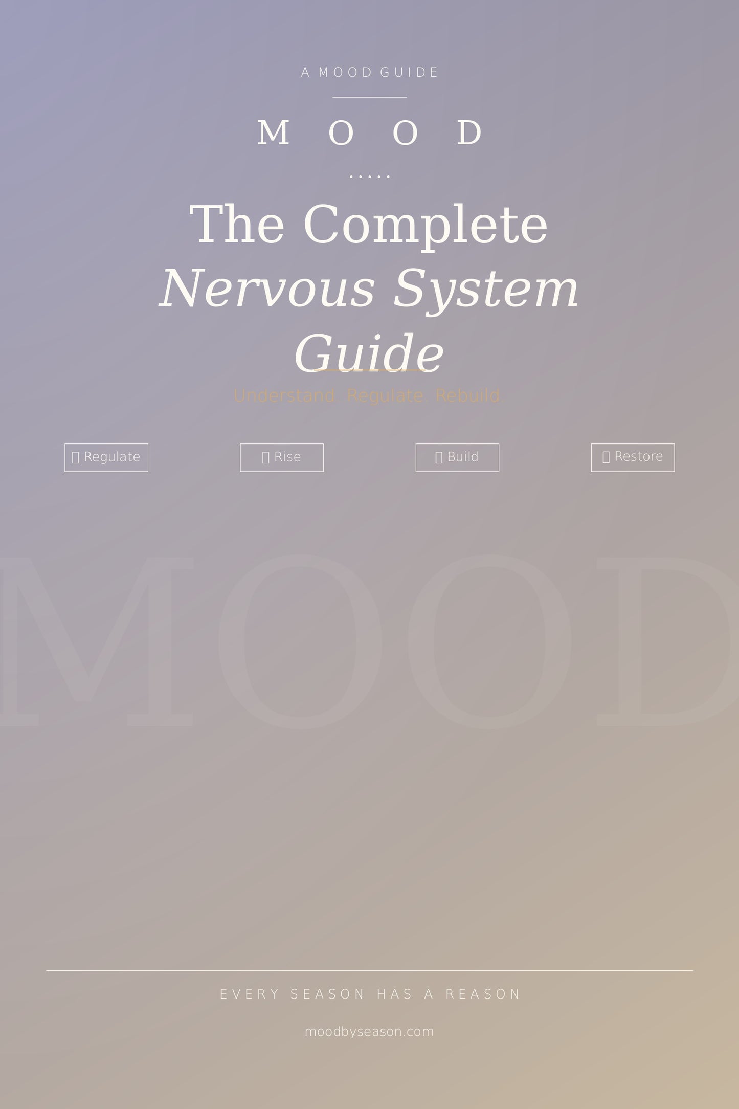 The Complete Nervous System Regulation Guide by MOOD
