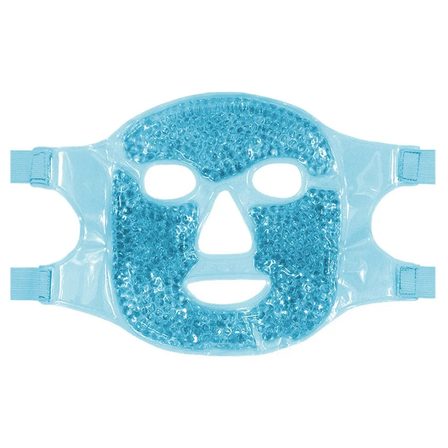 Gel Cooling Ice Face Eye Mask Facial Mask Hot Cold Compress Pack Gel Bead Cold Face Eye Mask Ice Pack Compress Sleeping Face SPA