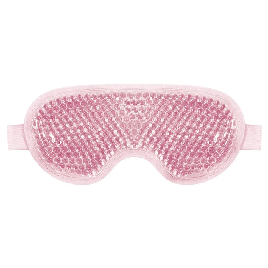 Gel Cooling Ice Face Eye Mask Facial Mask Hot Cold Compress Pack Gel Bead Cold Face Eye Mask Ice Pack Compress Sleeping Face SPA