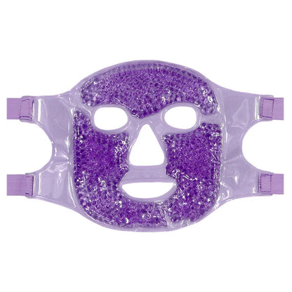 Gel Cooling Ice Face Eye Mask Facial Mask Hot Cold Compress Pack Gel Bead Cold Face Eye Mask Ice Pack Compress Sleeping Face SPA