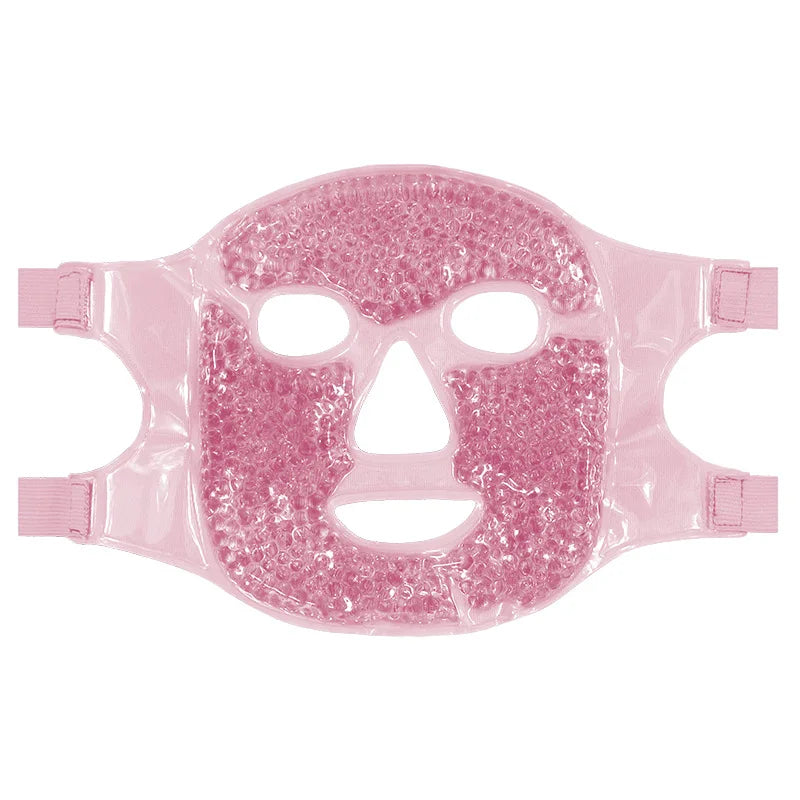 Gel Cooling Ice Face Eye Mask Facial Mask Hot Cold Compress Pack Gel Bead Cold Face Eye Mask Ice Pack Compress Sleeping Face SPA