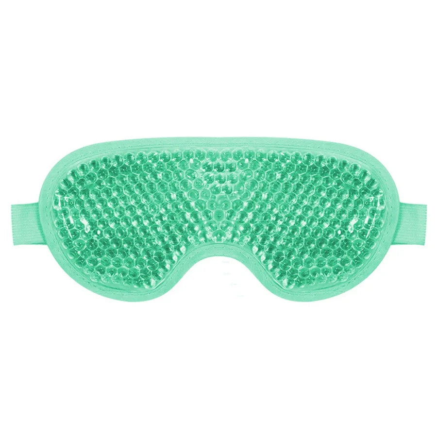 Gel Cooling Ice Face Eye Mask Facial Mask Hot Cold Compress Pack Gel Bead Cold Face Eye Mask Ice Pack Compress Sleeping Face SPA